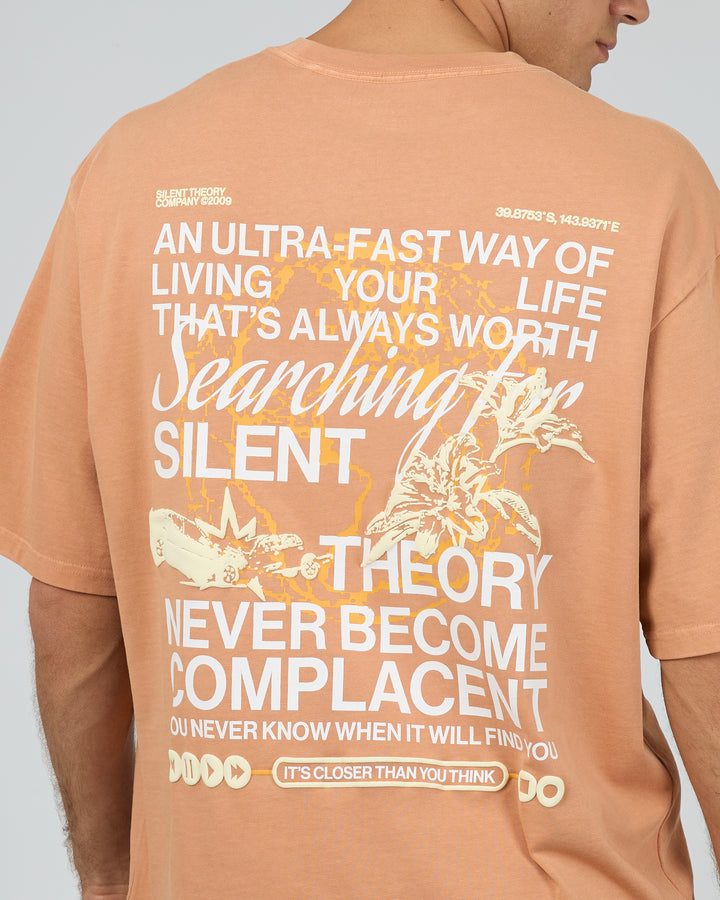 Complacent Box Tee Orange