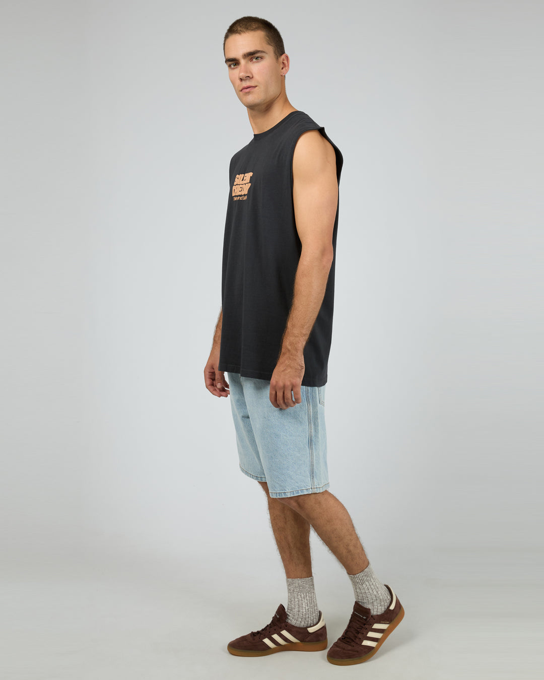 Brezzer Muscle Washed Black