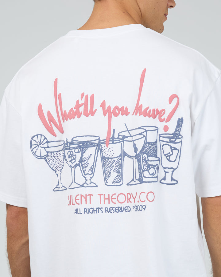 What'll You Have Tee White