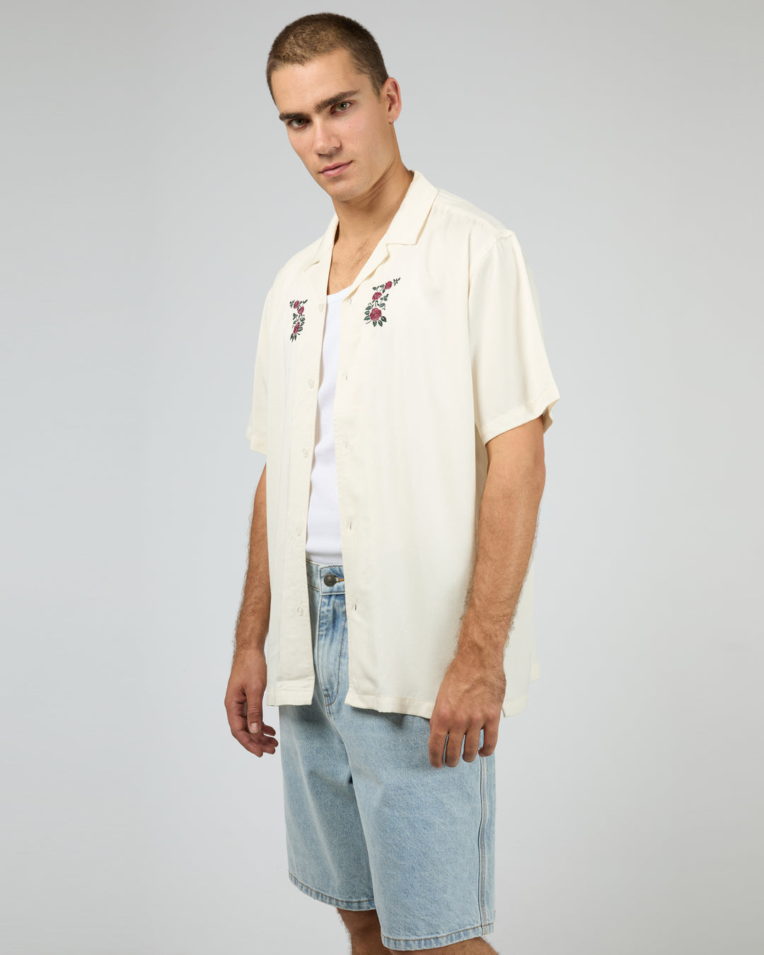 Rose Short Sleeve Shirt Natural