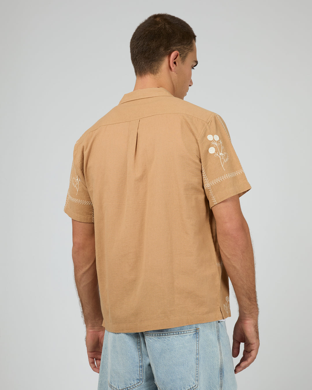 Plains Short Sleeve Shirt Tan