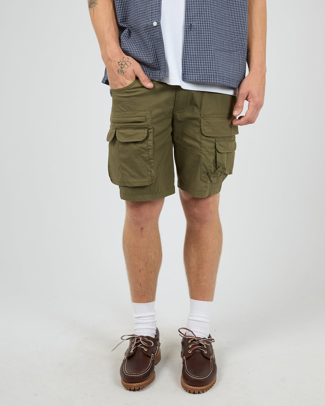 Boundary Cargo Short Khaki