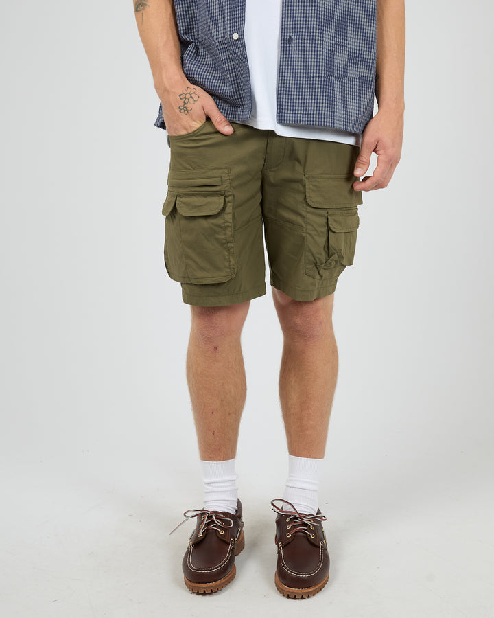 Boundary Cargo Short Khaki