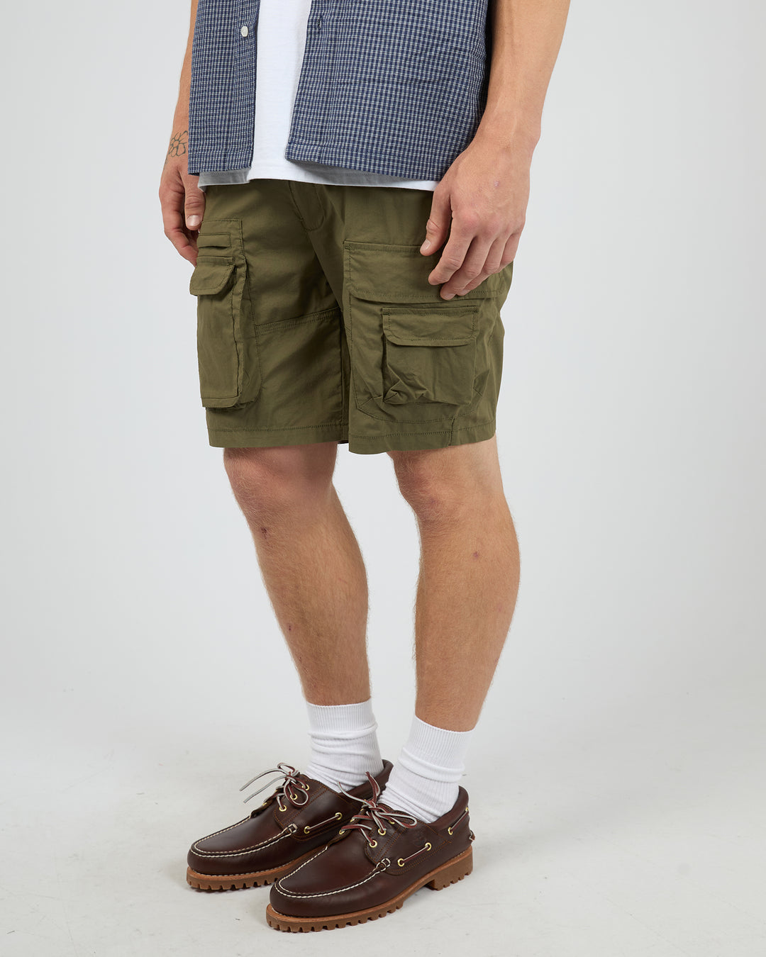 Boundary Cargo Short Khaki