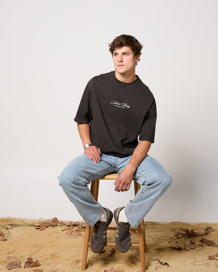 Stride Tee Charcoal