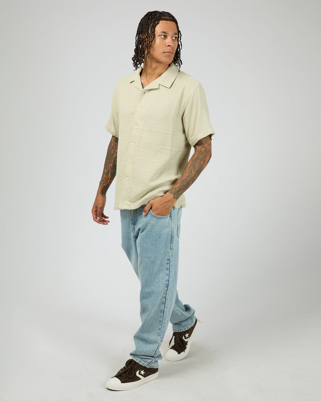 Robinson Short Sleeve Shirt Sage