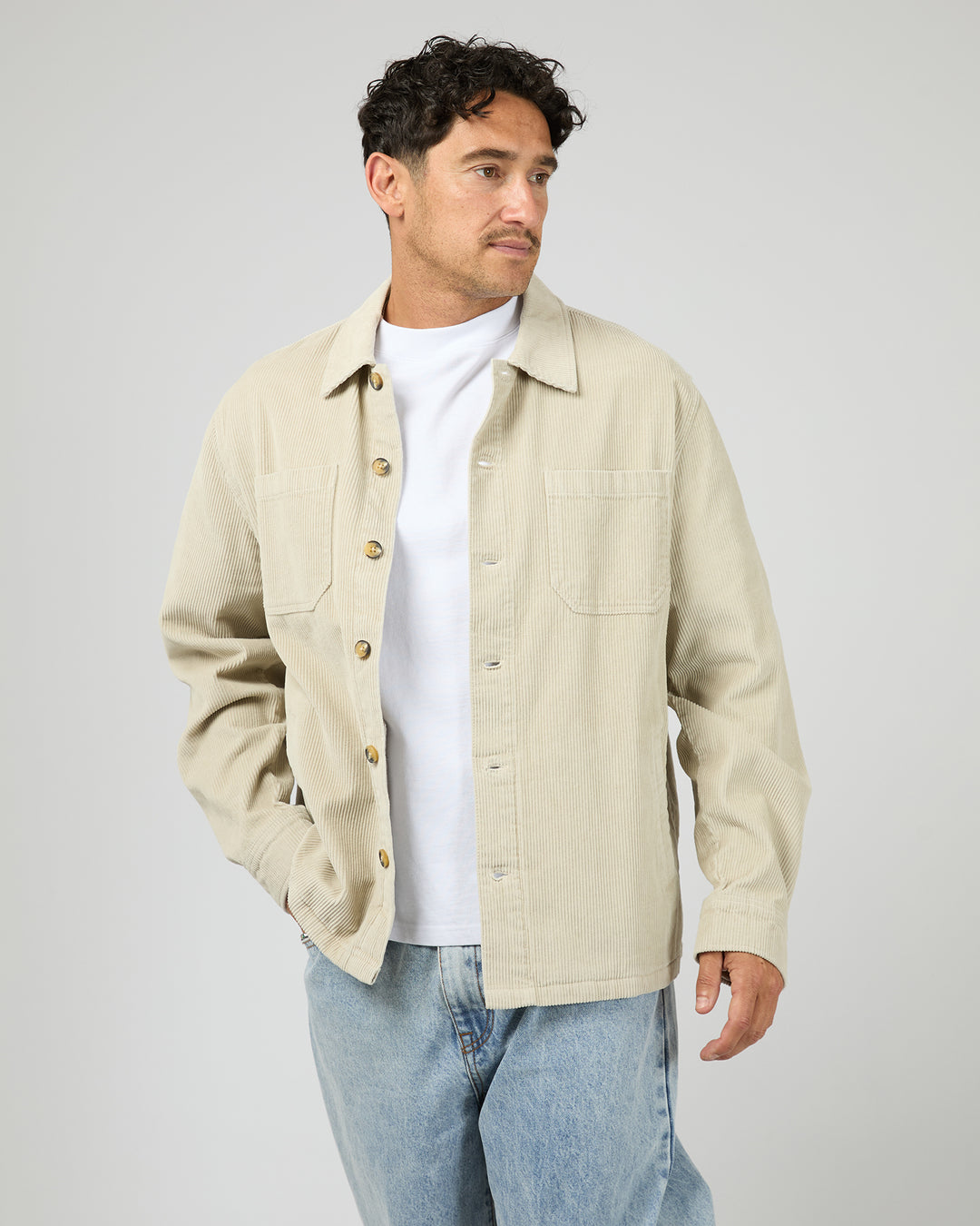 Jameson Cord Shirt Bone