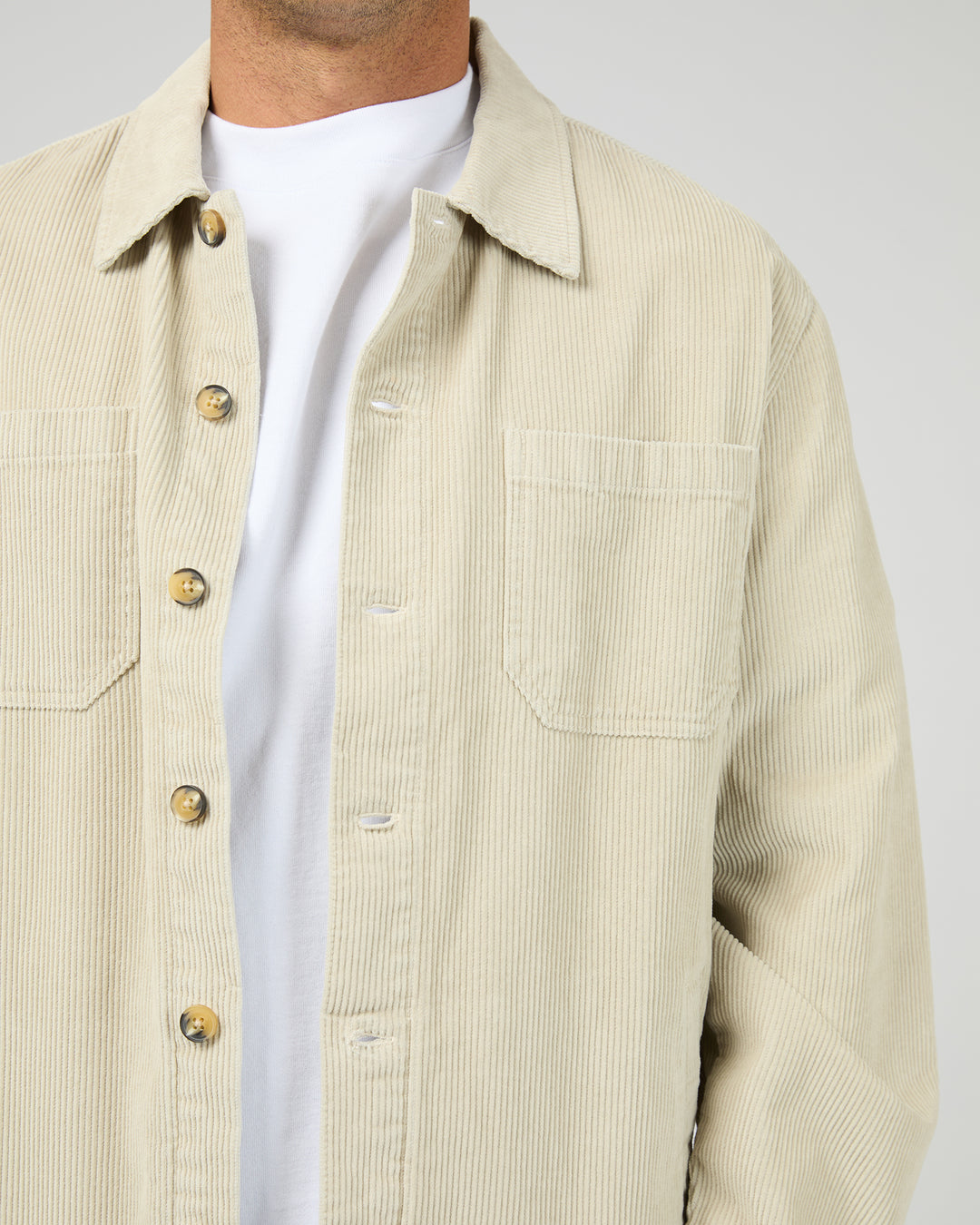 Jameson Cord Shirt Bone