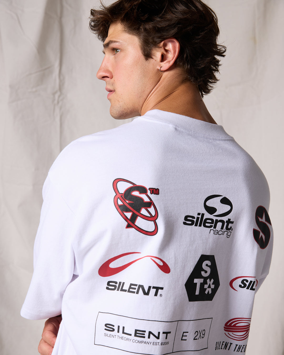 Redline Tee White