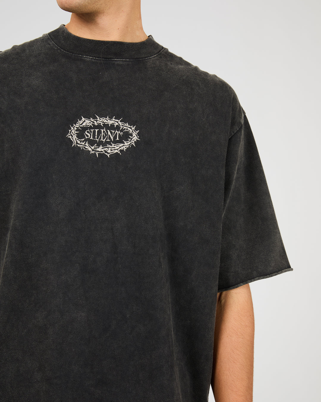 Cipher Tee Washed Black