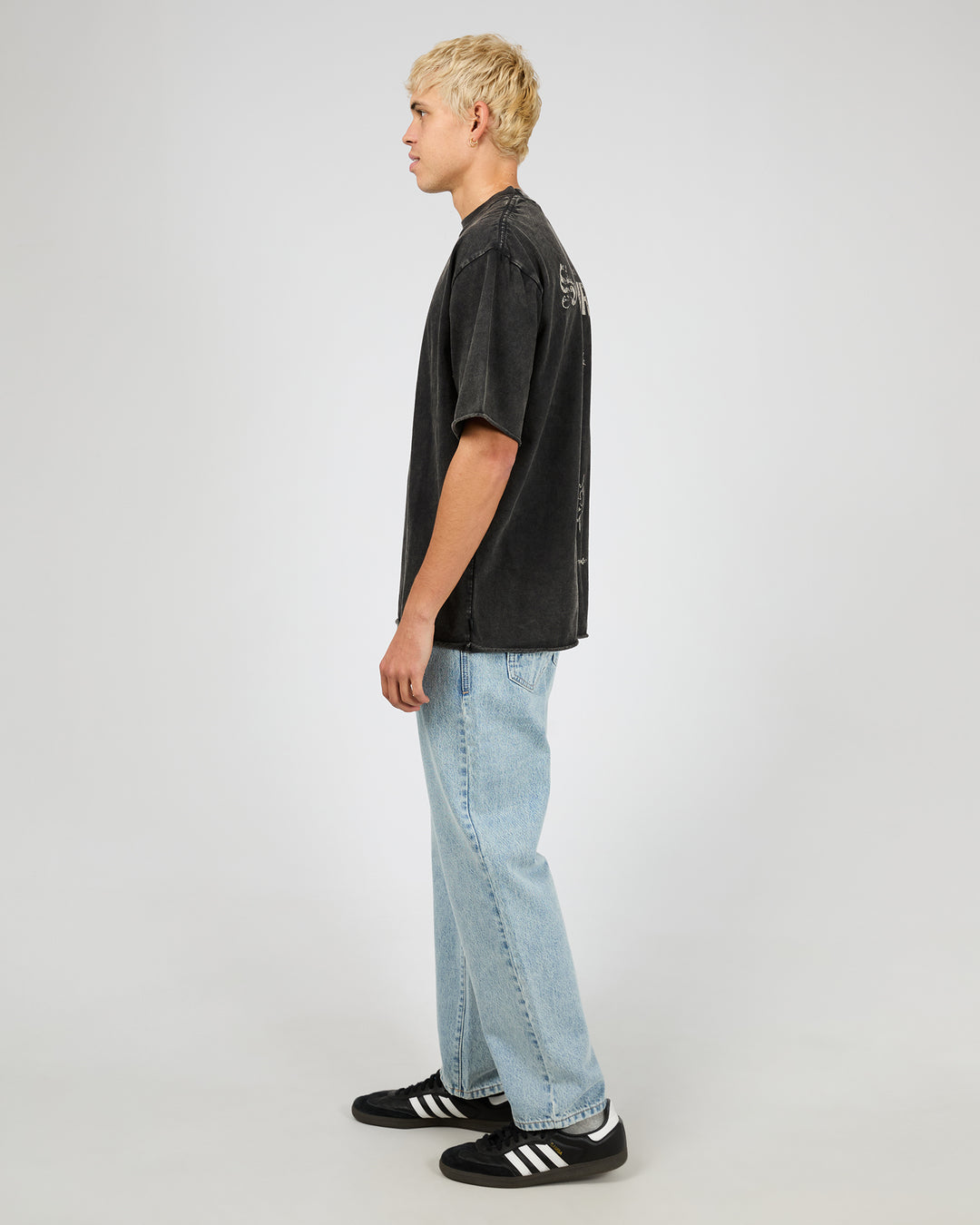 Cipher Tee Washed Black