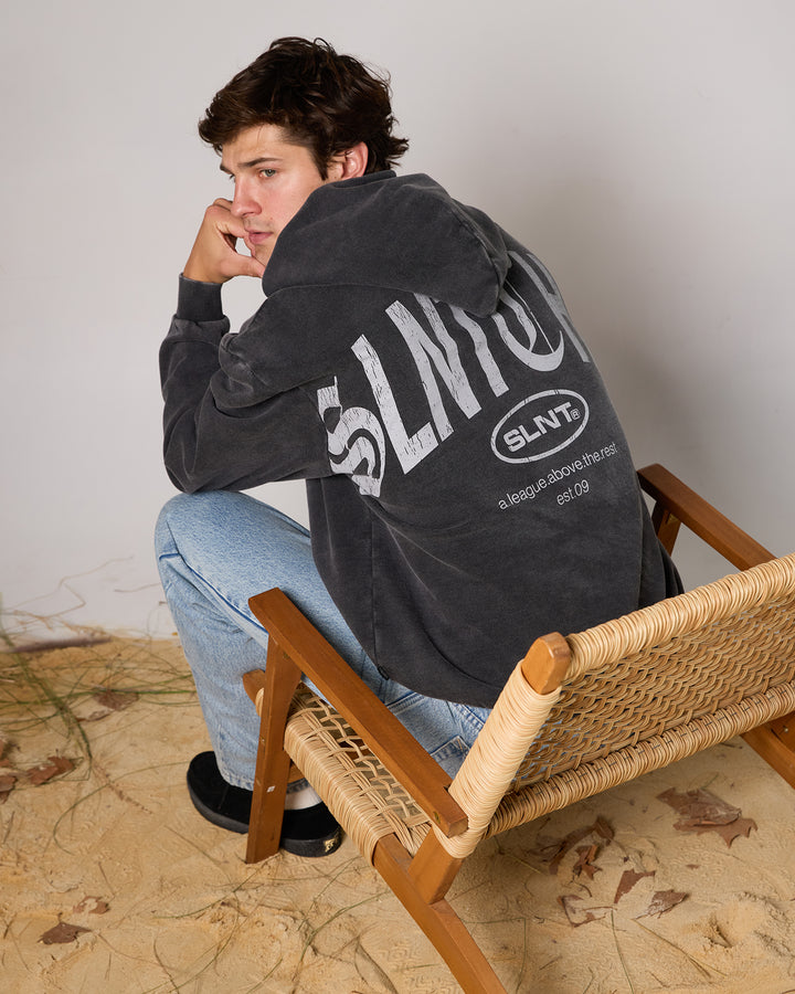 Elite Hoodie Washed Black