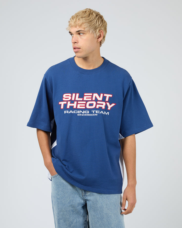 Race Team Fleece Tee Cobalt