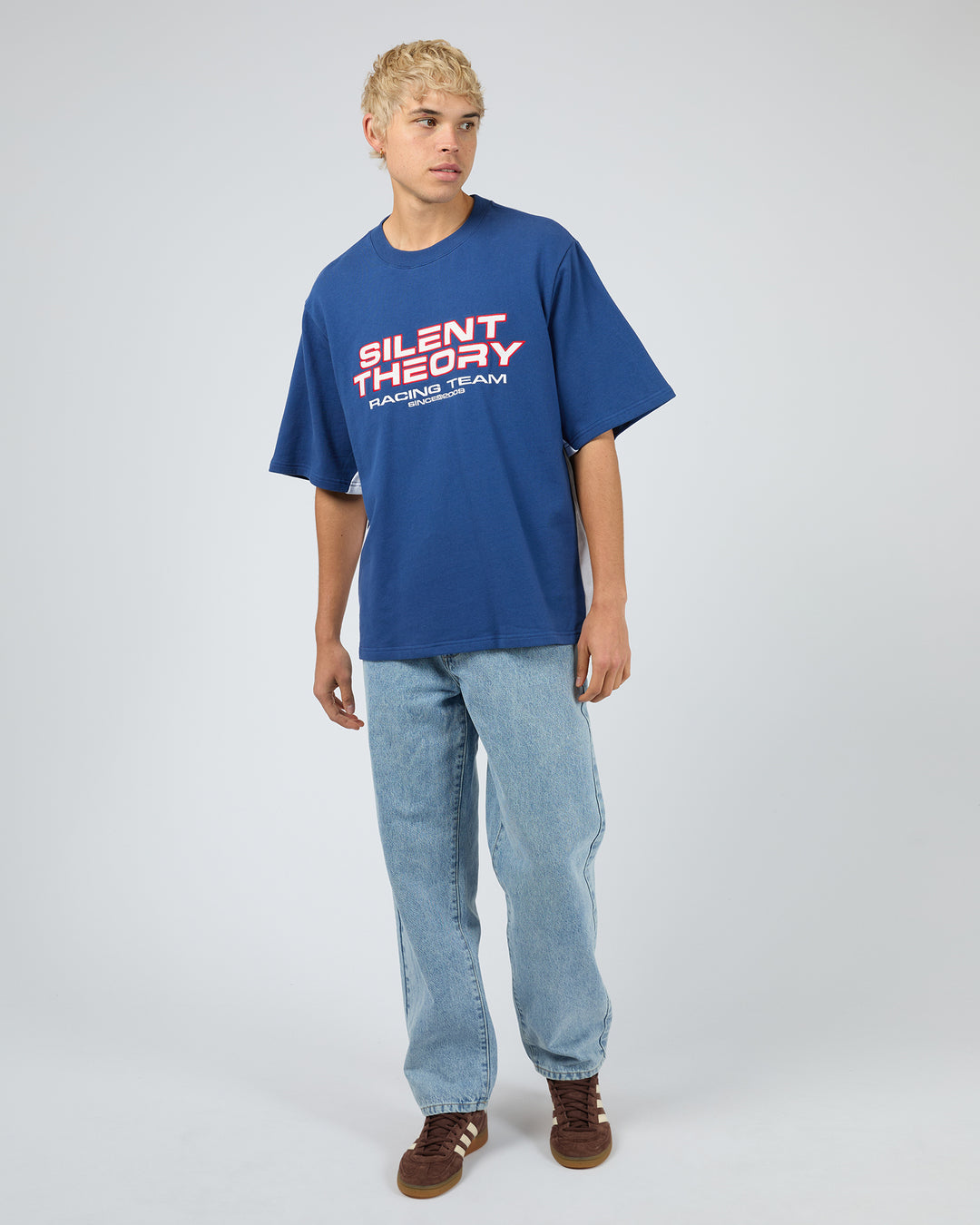 Race Team Fleece Tee Cobalt