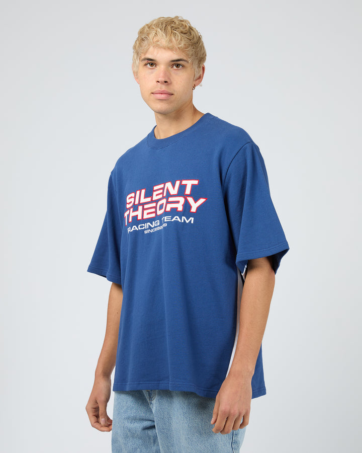 Race Team Fleece Tee Cobalt