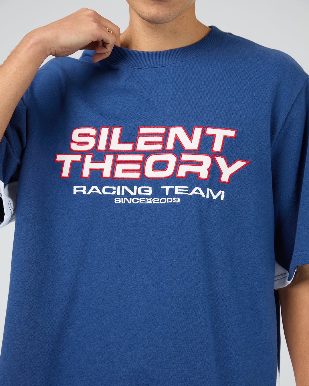 Race Team Fleece Tee Cobalt