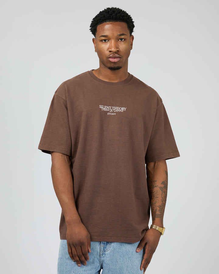 No Brainer Tee Chocolate