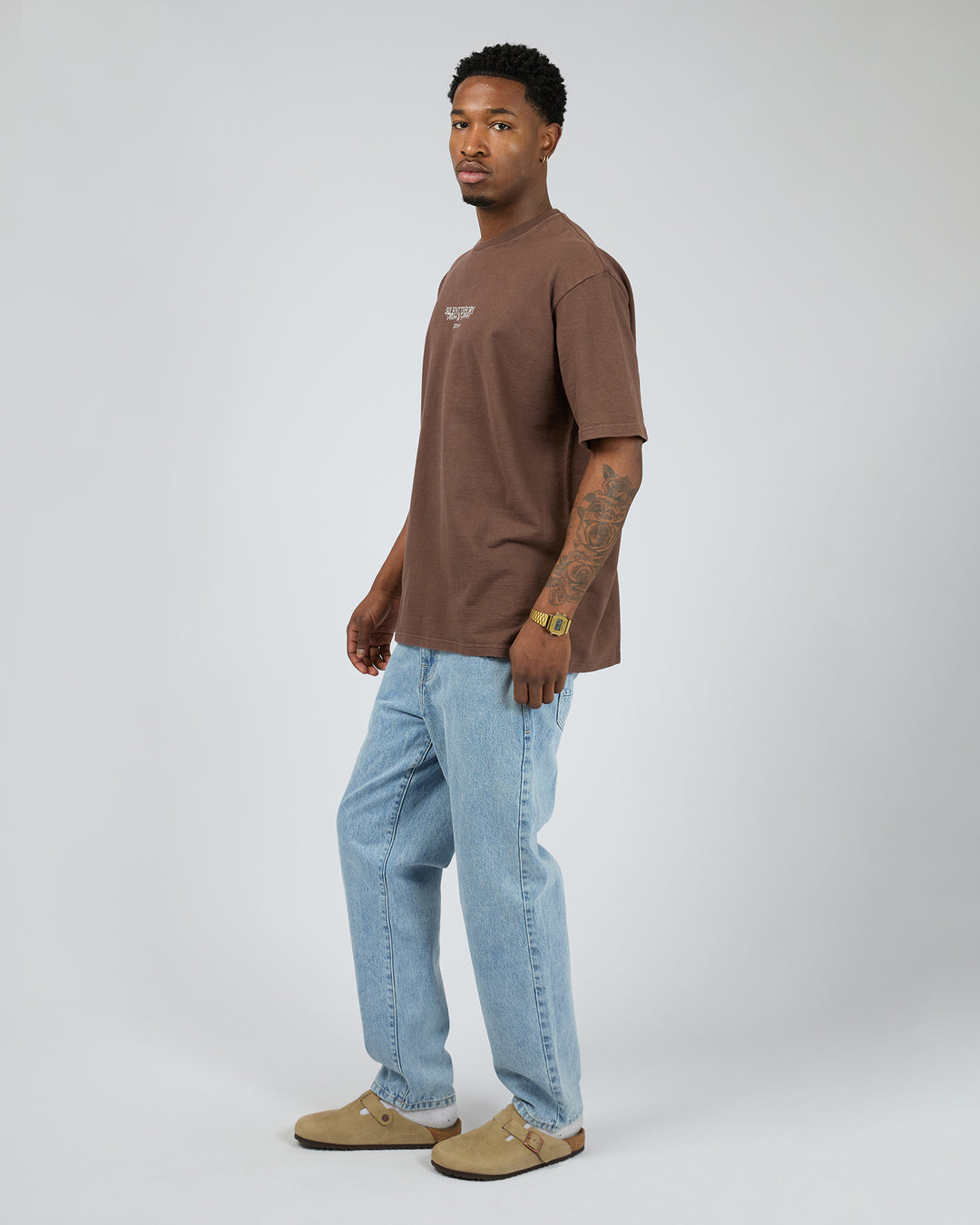 No Brainer Tee Chocolate