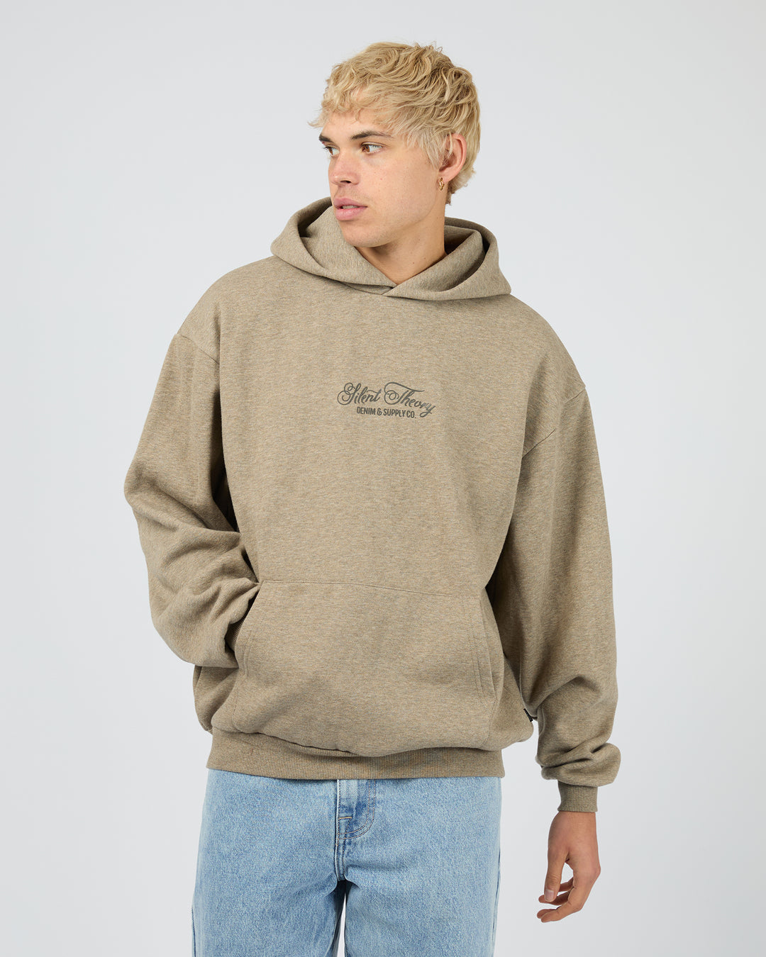 Rider Hoodie Brown Marle