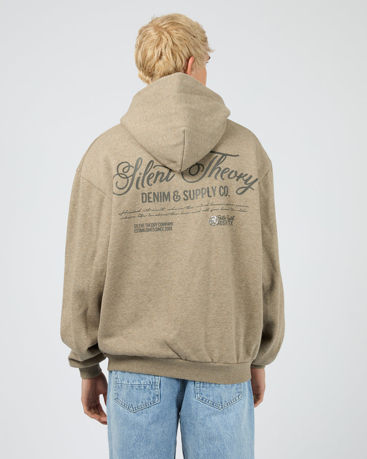 Rider Hoodie Brown Marle