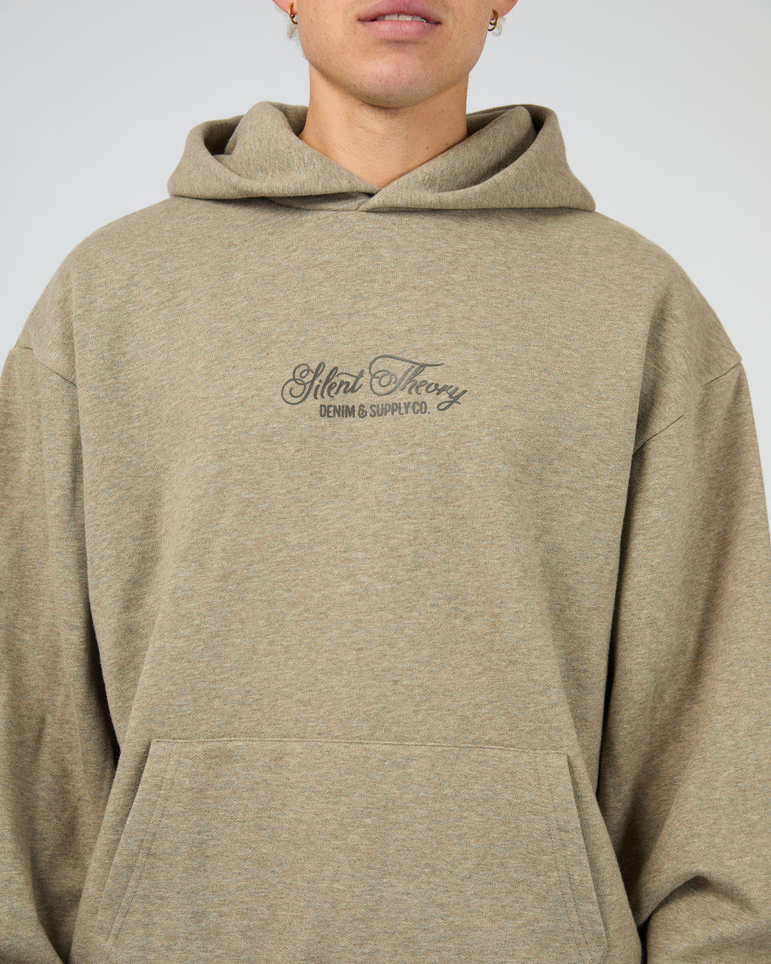 Rider Hoodie Brown Marle