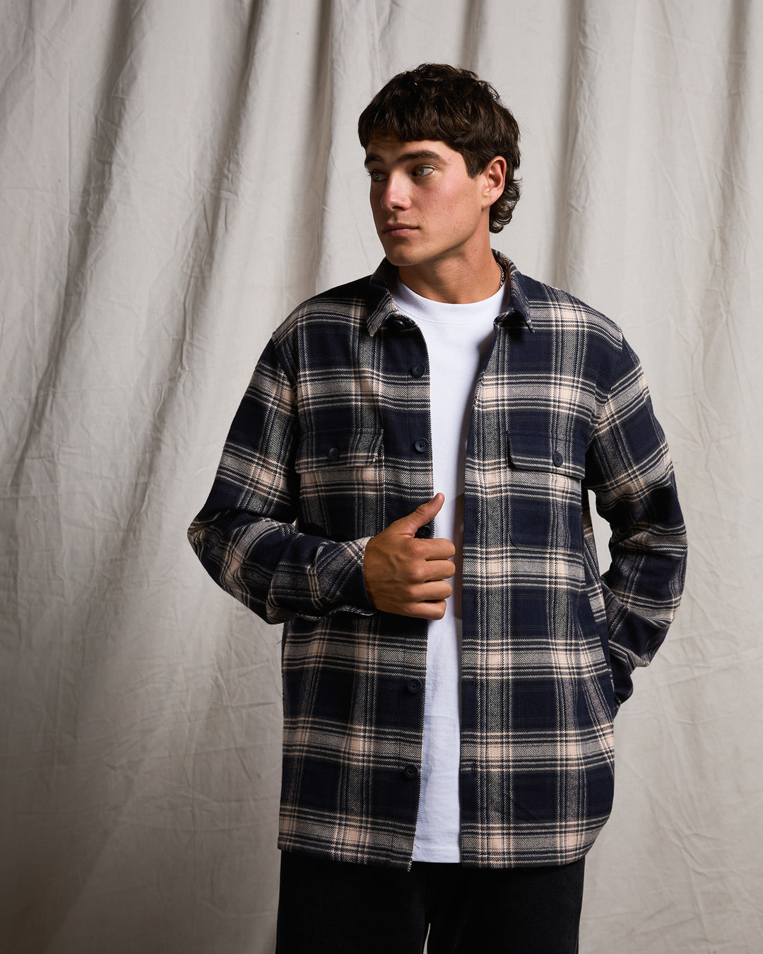Ranger Flannel Shirt Navy