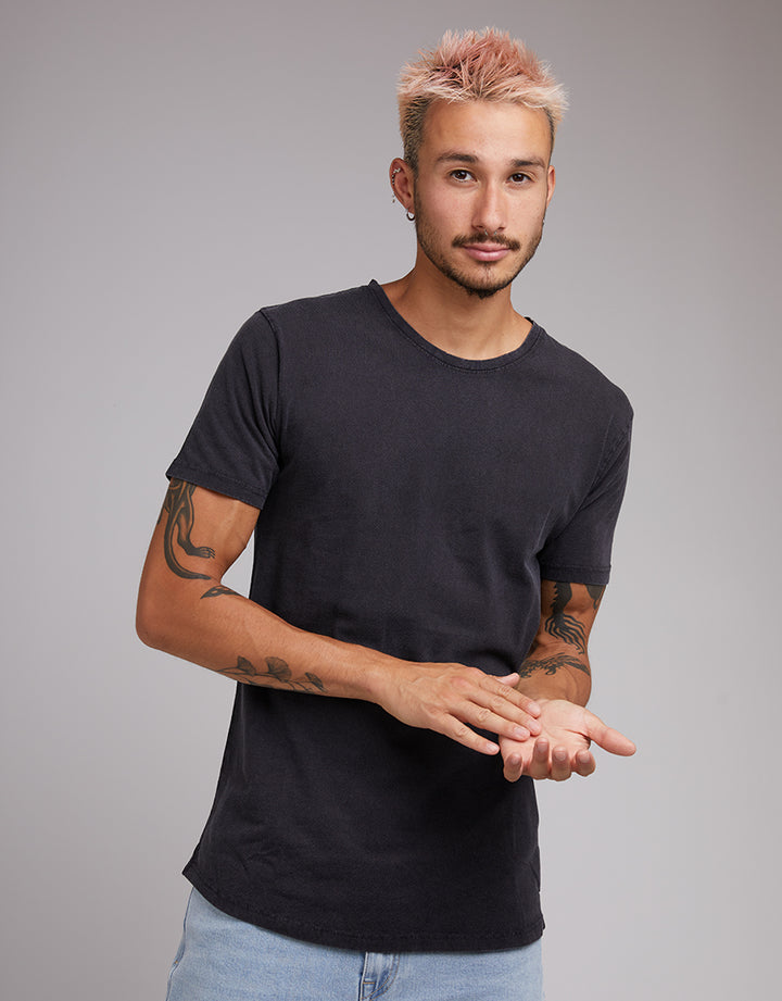 Tee Acid Tail Washed Black