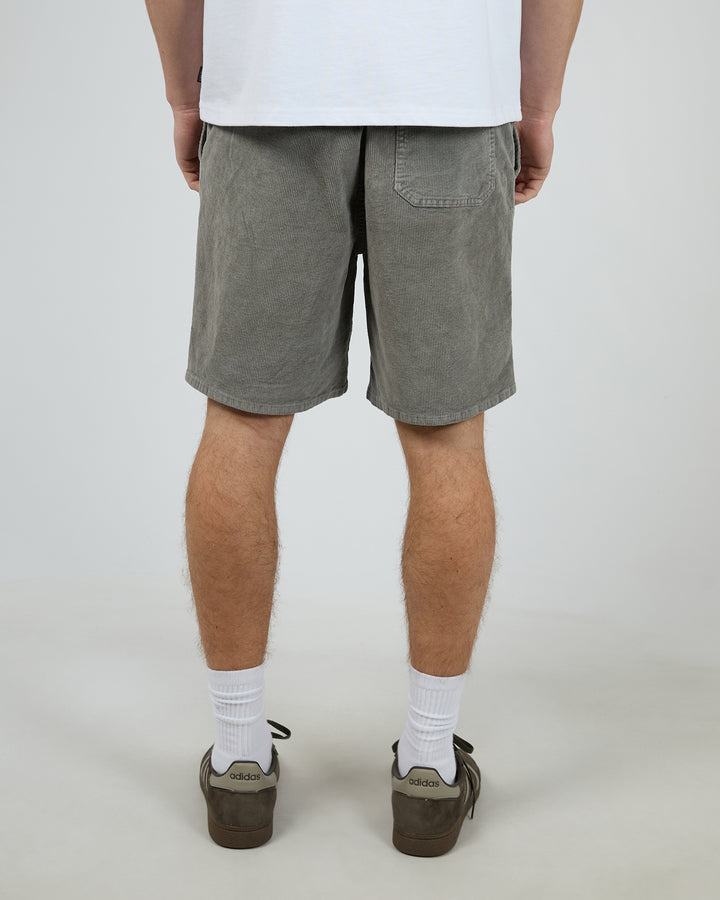 Cord Short Grey