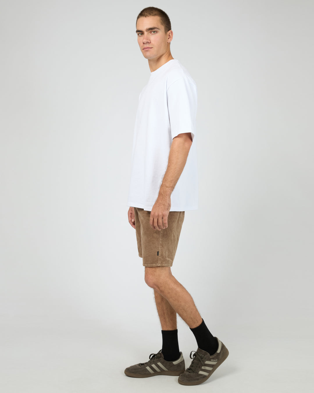 Cord Short Taupe