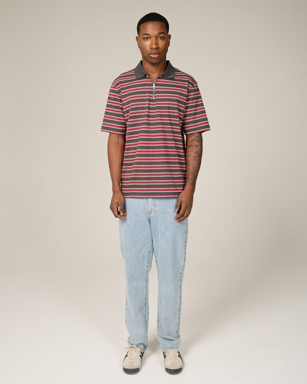 Zip Polo Navy