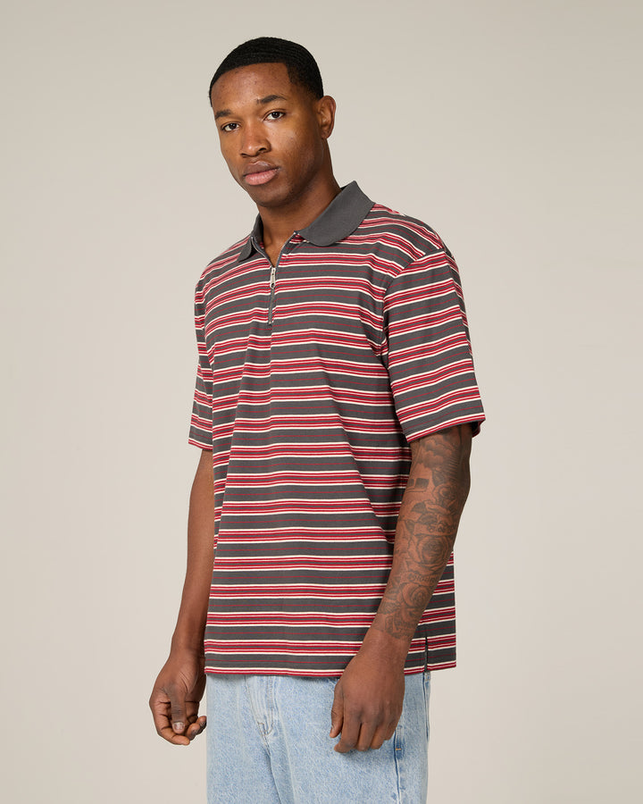 Zip Polo Navy