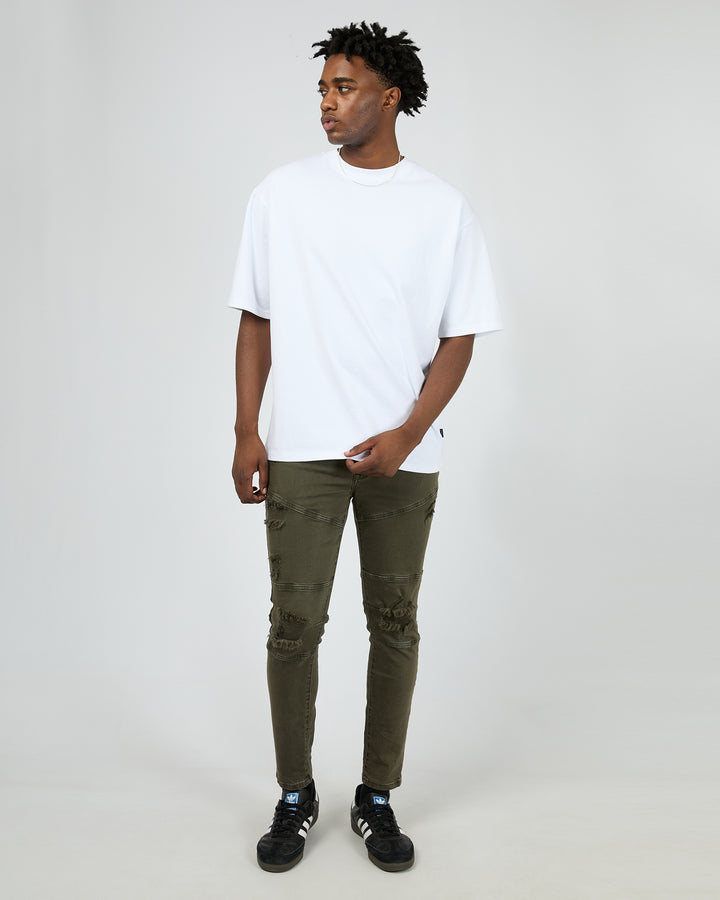 Soho Jean Trashed Khaki