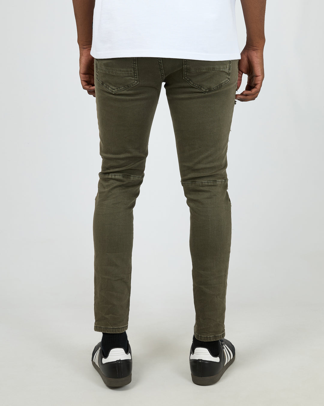 Soho Jean Trashed Khaki