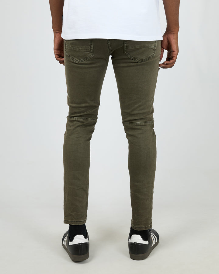 Soho Jean Trashed Khaki