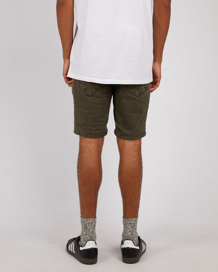 Soho Short Trashed Khaki
