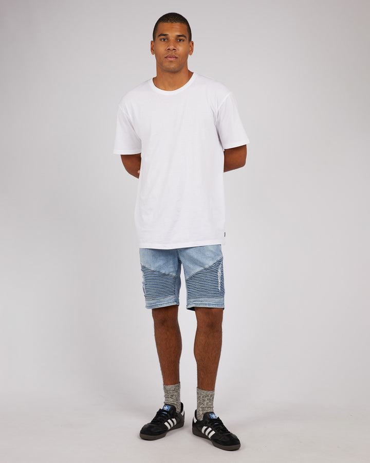 Strung Out Moto Short Vintage Indigo