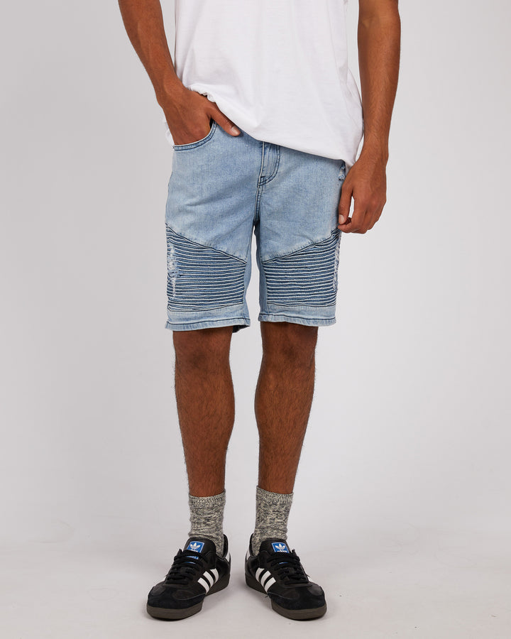 Strung Out Moto Short Vintage Indigo