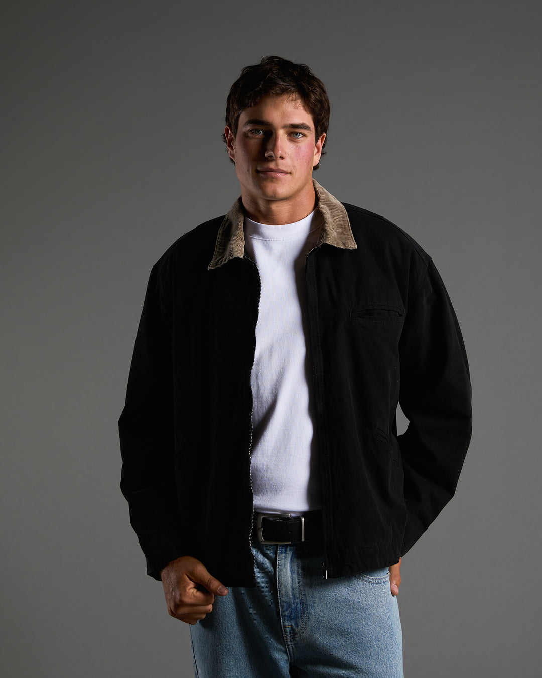 Barn Jacket Washed Black