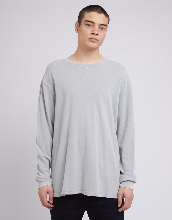 Pique Long Sleeve Grey