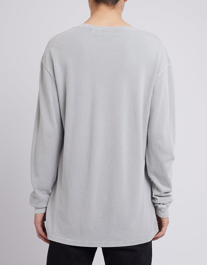 Pique Long Sleeve Grey