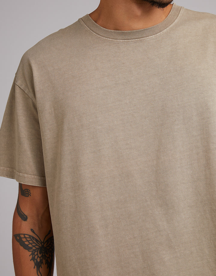Oversized Tee Tan