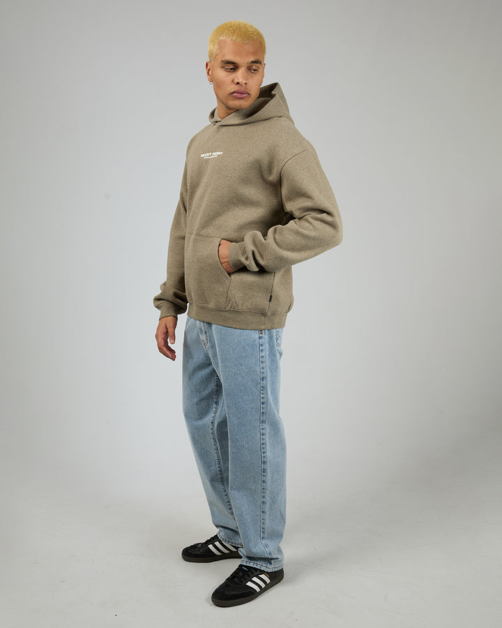 Essential Theory Hoodie Brown Marle
