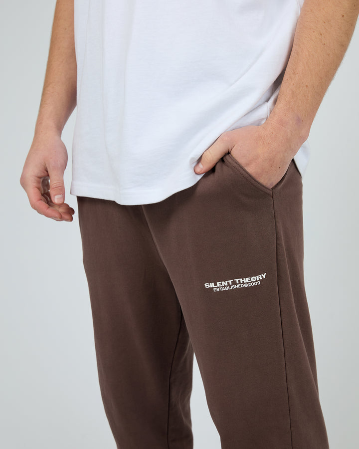 Essential Theory Track Pant Chocolate