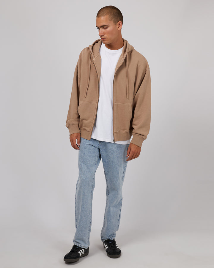 Zip Hoodie Brown