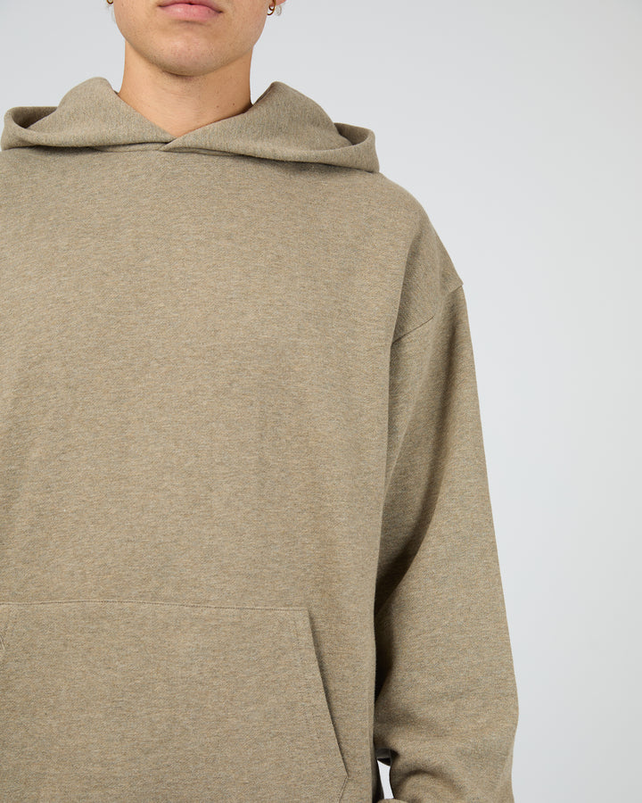 Box Hoodie Brown Marle
