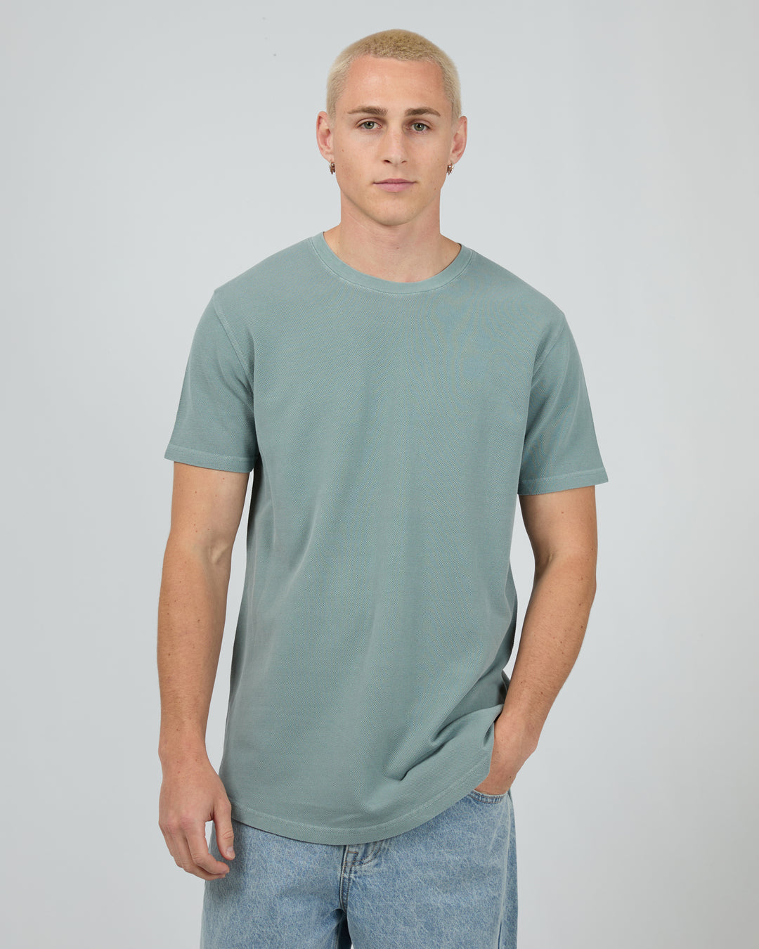 Pique Tee Steel