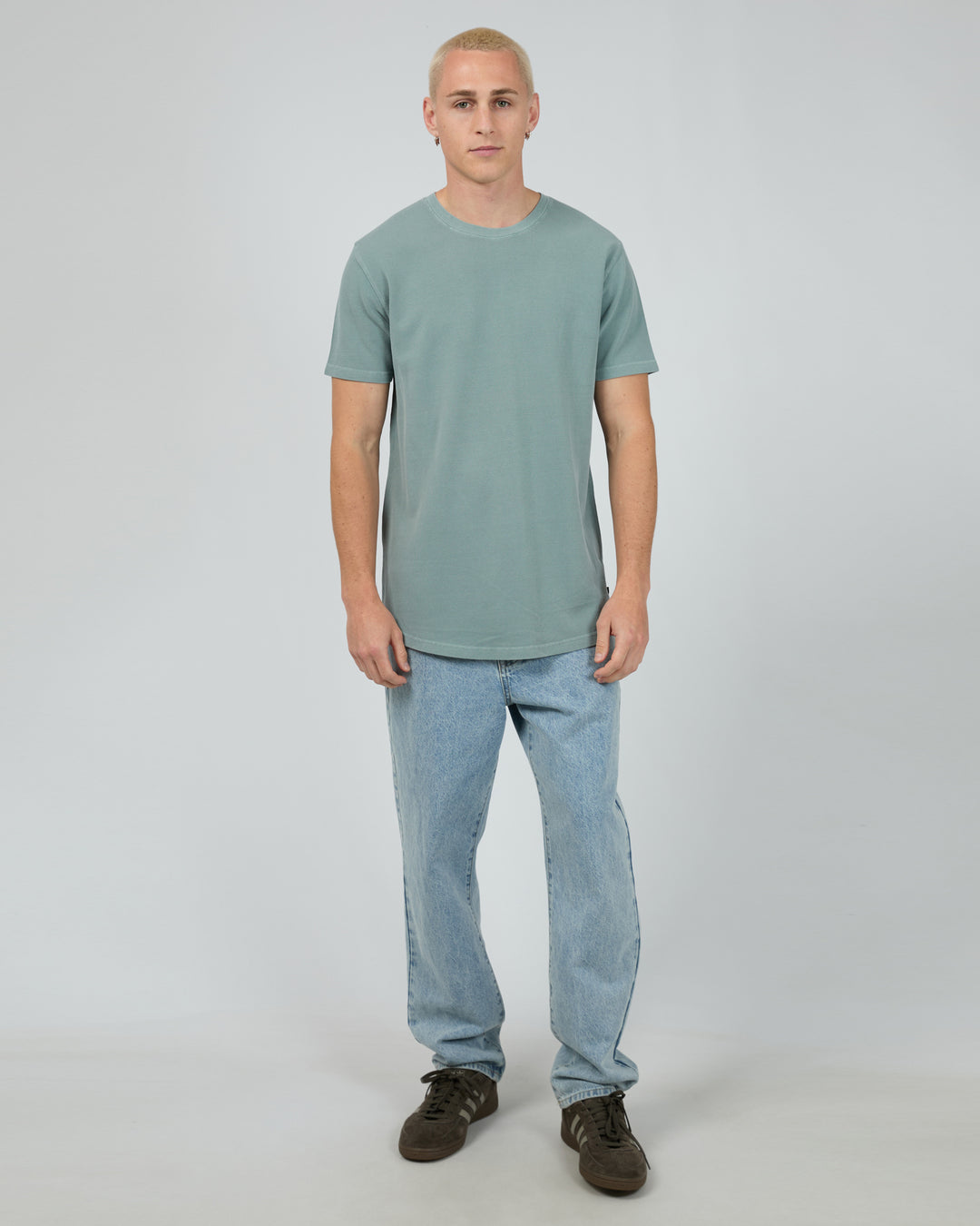 Pique Tee Steel