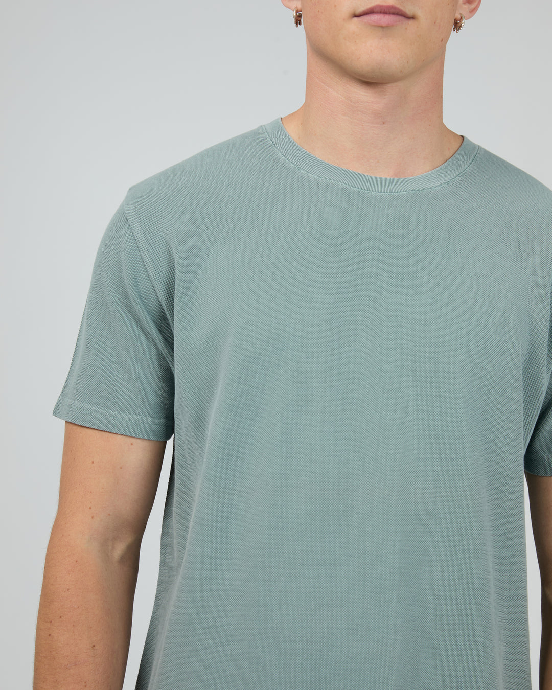 Pique Tee Steel