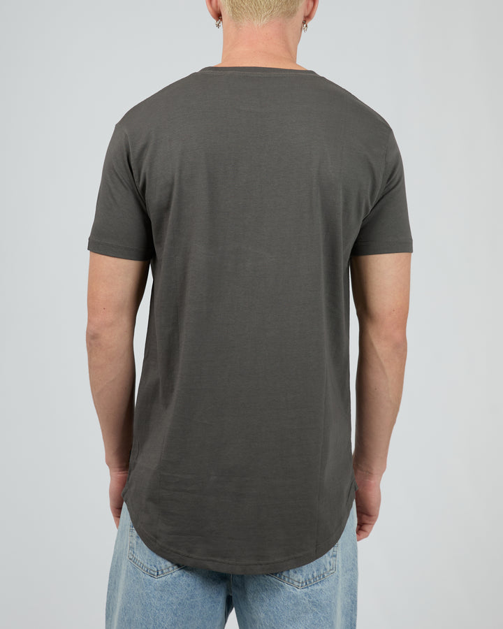 Solid Tail Tee Coal