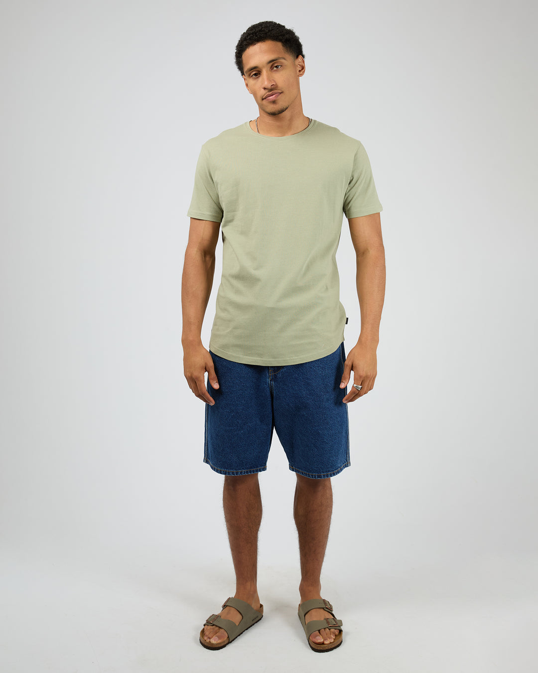 Solid Tail Tee Sage